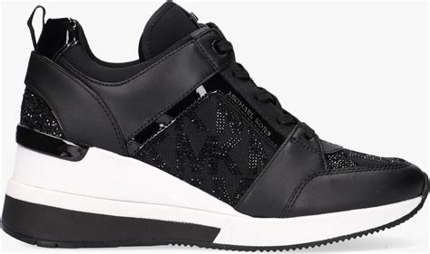 michael kors sneakers dames zwart sale|Michael Kors high heel sneakers.